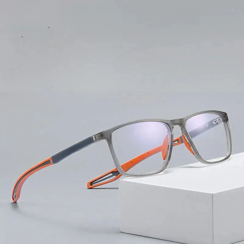 2023 Silicone Frame Sports Reading Glasses for Mens Anti Blue Light Ultra-Light Presbyopia Glasses очки для чтения мужские