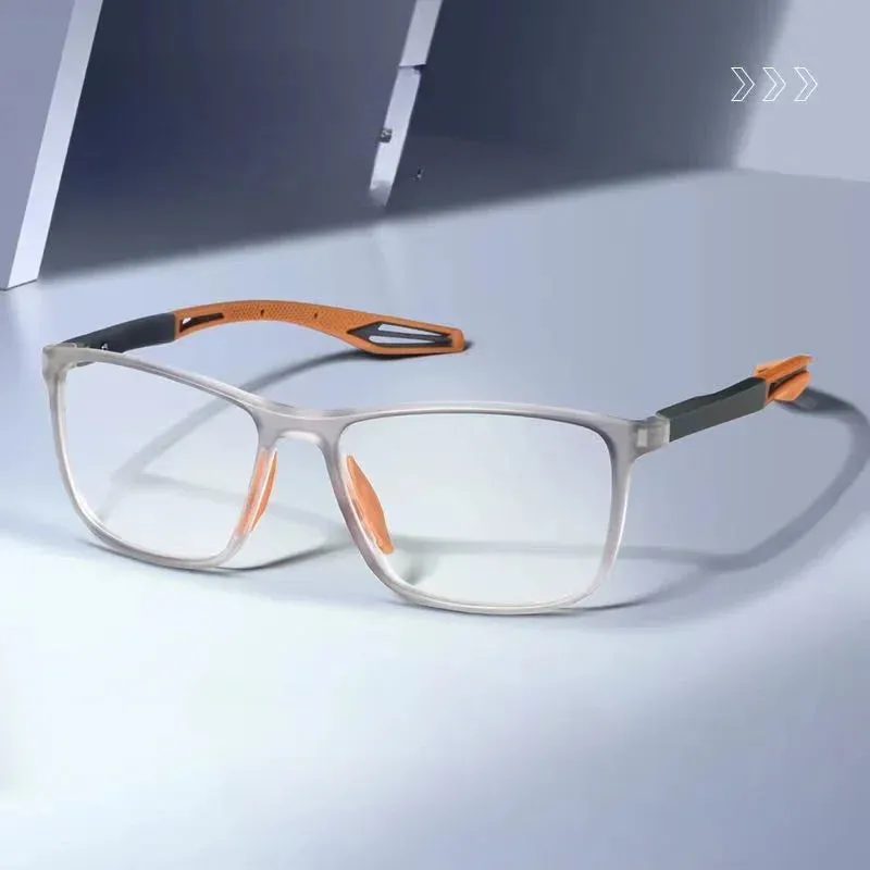 2023 Silicone Frame Sports Reading Glasses for Mens Anti Blue Light Ultra-Light Presbyopia Glasses очки для чтения мужские