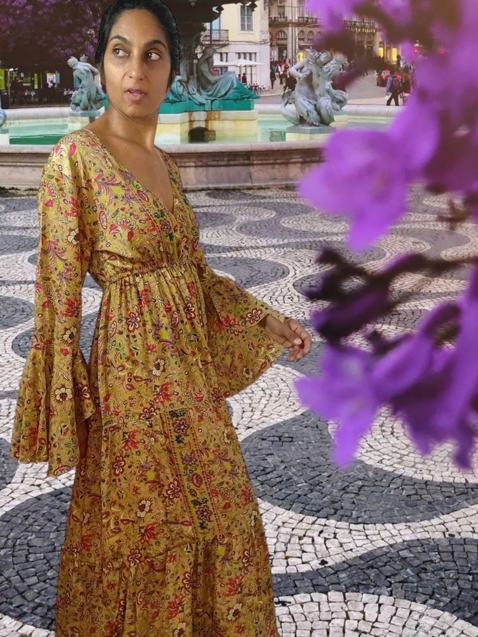 2632E Silk Dress