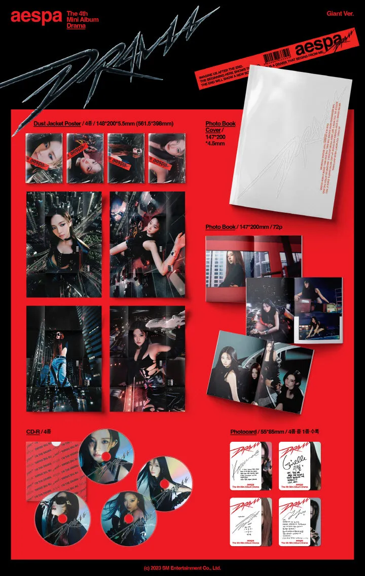 AESPA - [Drama] 4th Mini Album GIANT Version GISELLE Cover