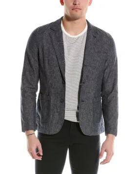 Ag Jeans Trunnel Linen-Blend Blazer