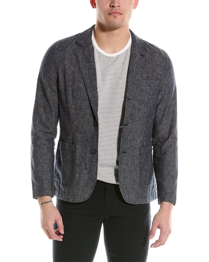 Ag Jeans Trunnel Linen-Blend Blazer