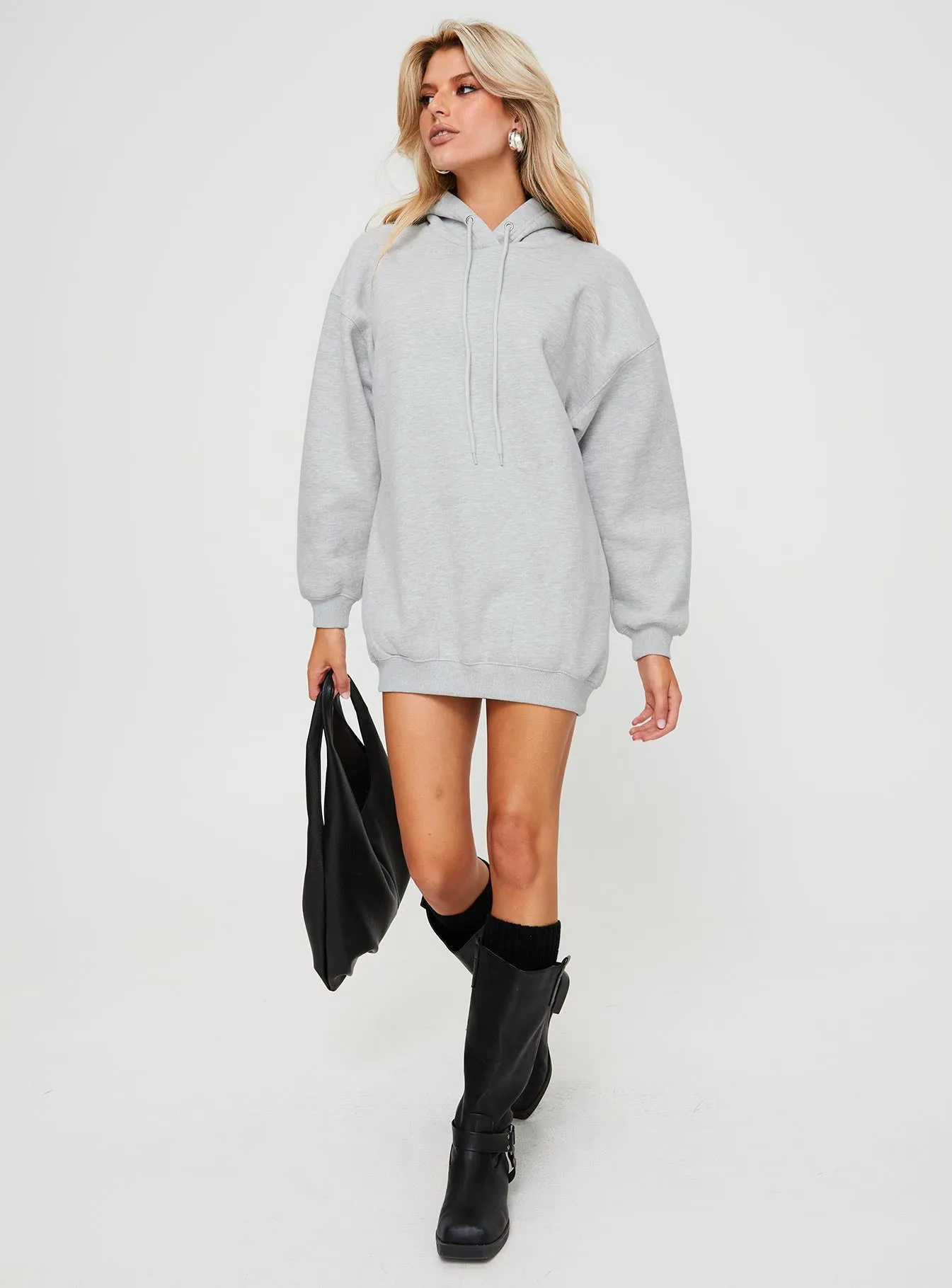Alvon Hooded Sweatshirt Grey