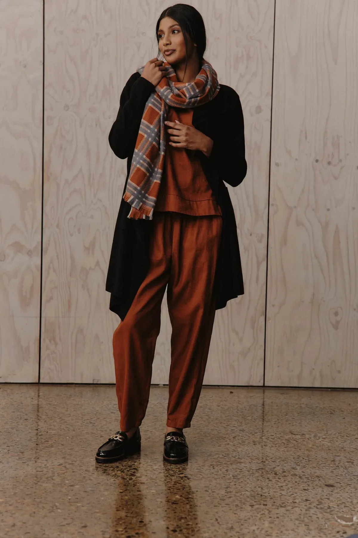 AMAN SCARF - HAZEL