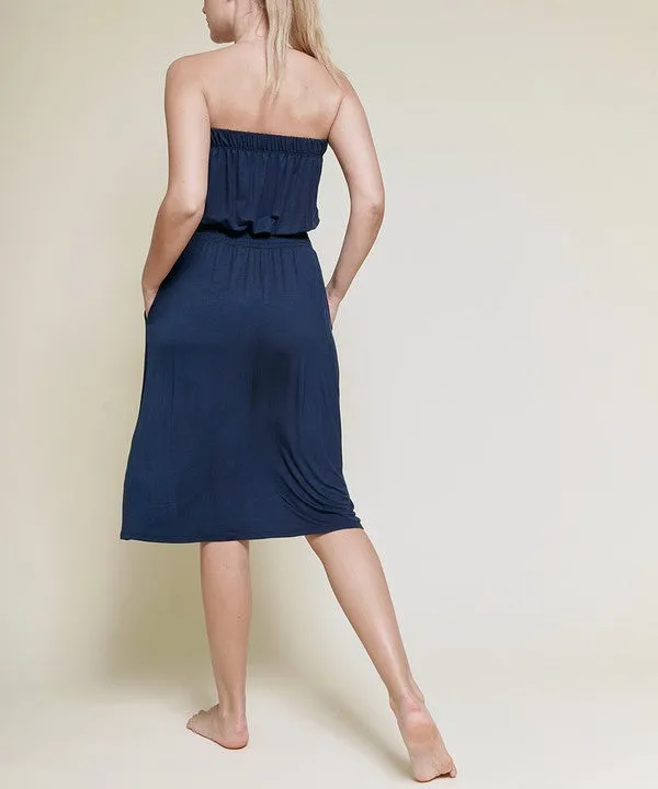 BAMBOO TUBE DRESS KNEE LENGTH * Online Only*