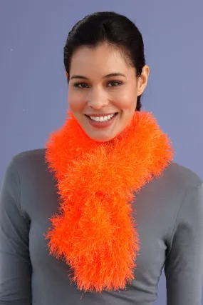 Beginner Knit Fur Scarf - Version 4