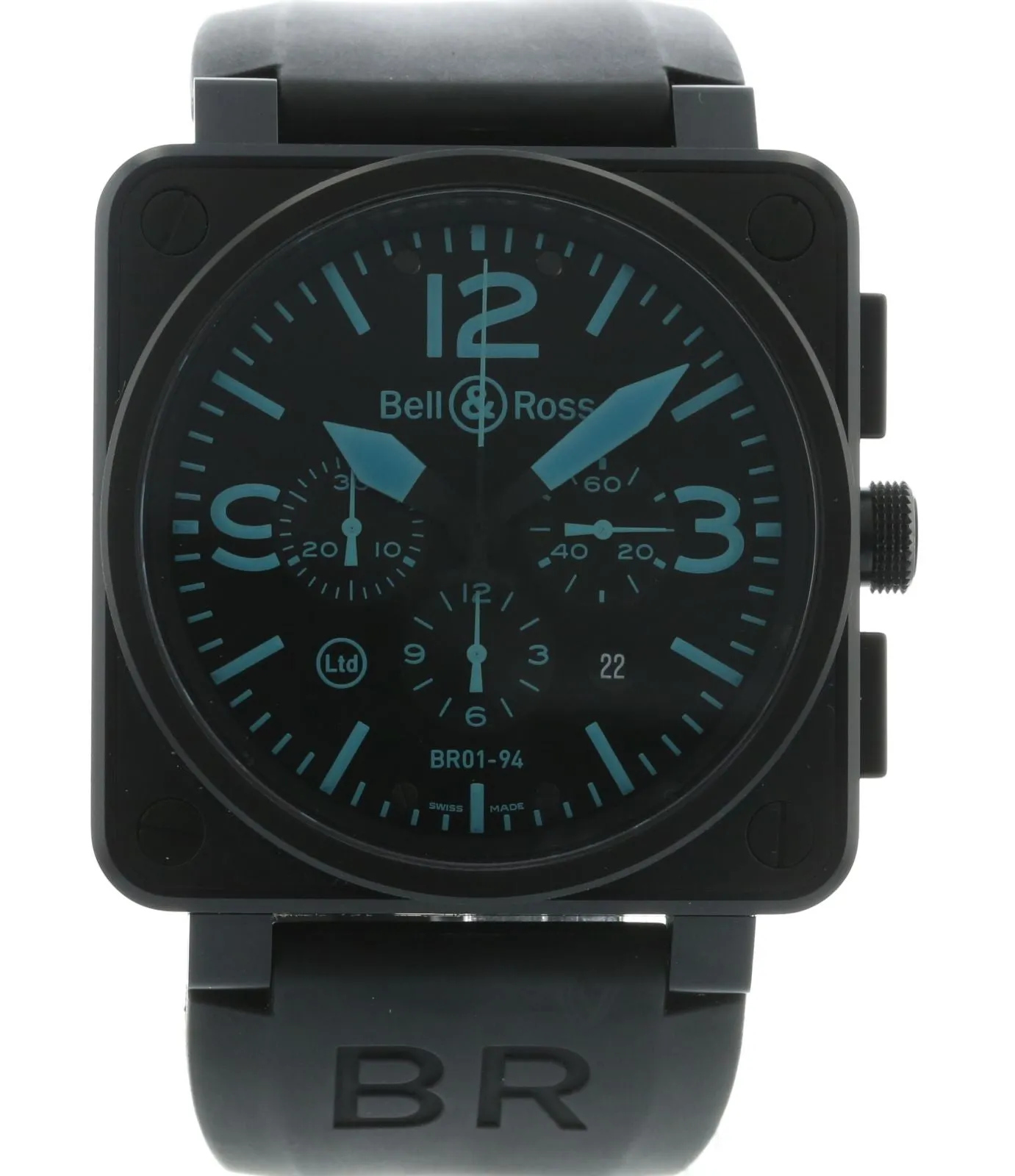 Bell & Ross Chronograph Blue Limited Edition BR01-94