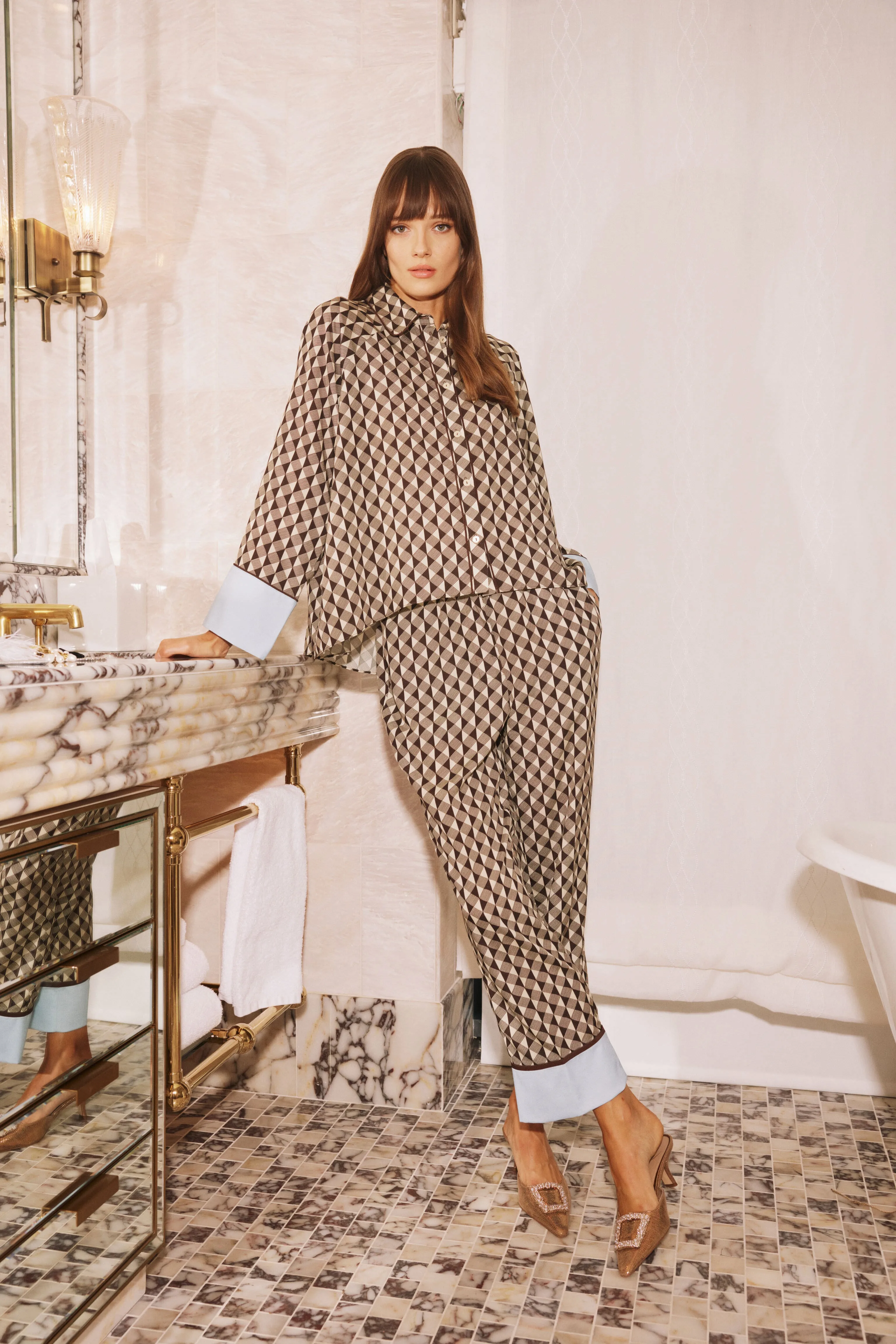 Birch Domino Farris Pants