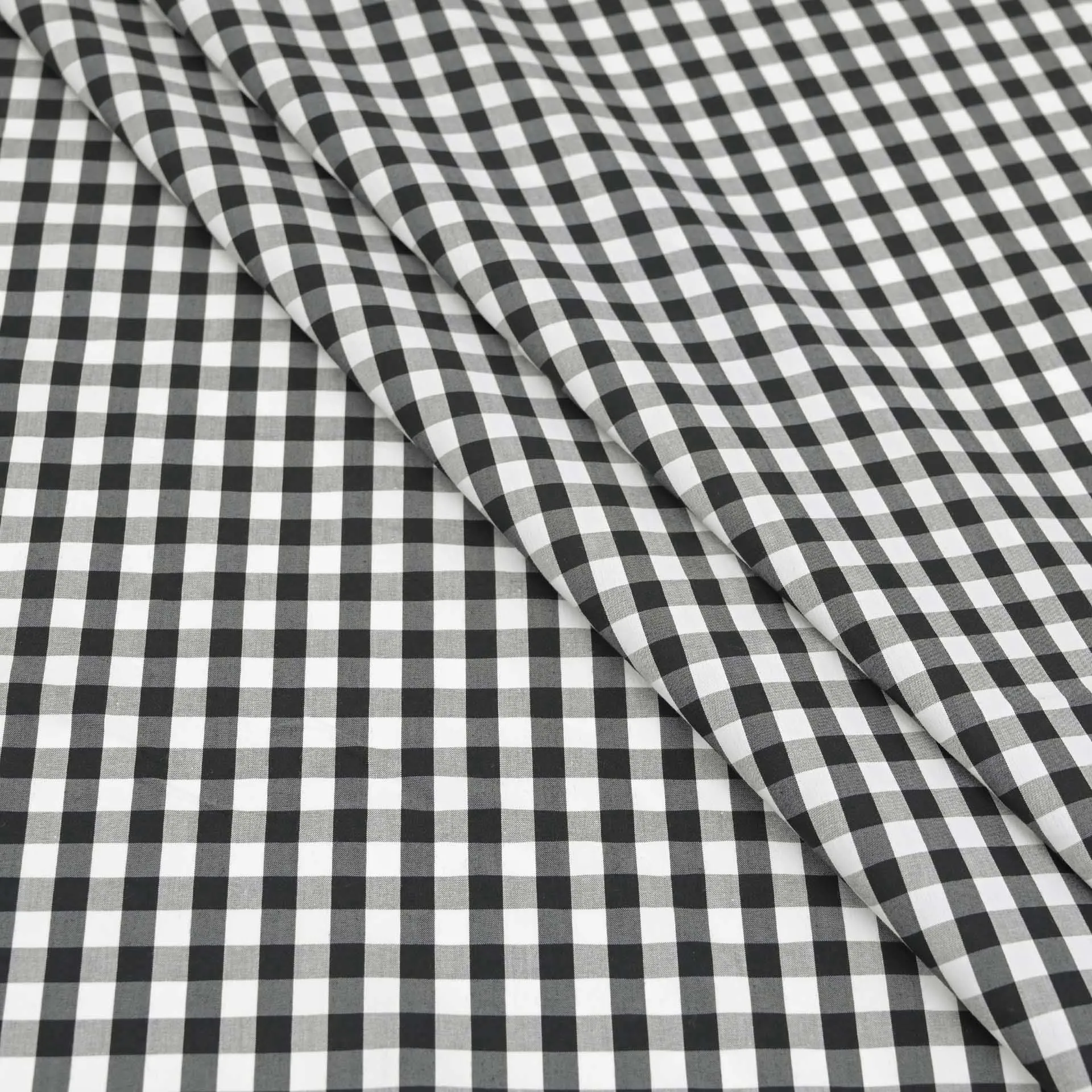 Black and White Check Fabric 367