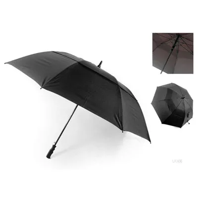 Black Vented Golf Umbrella 30"