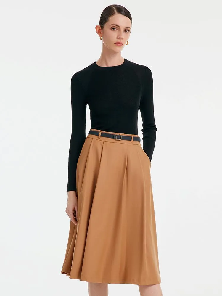 Black Woolen Bottom Sweater