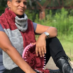 Blocks Stitch Scarf Pattern