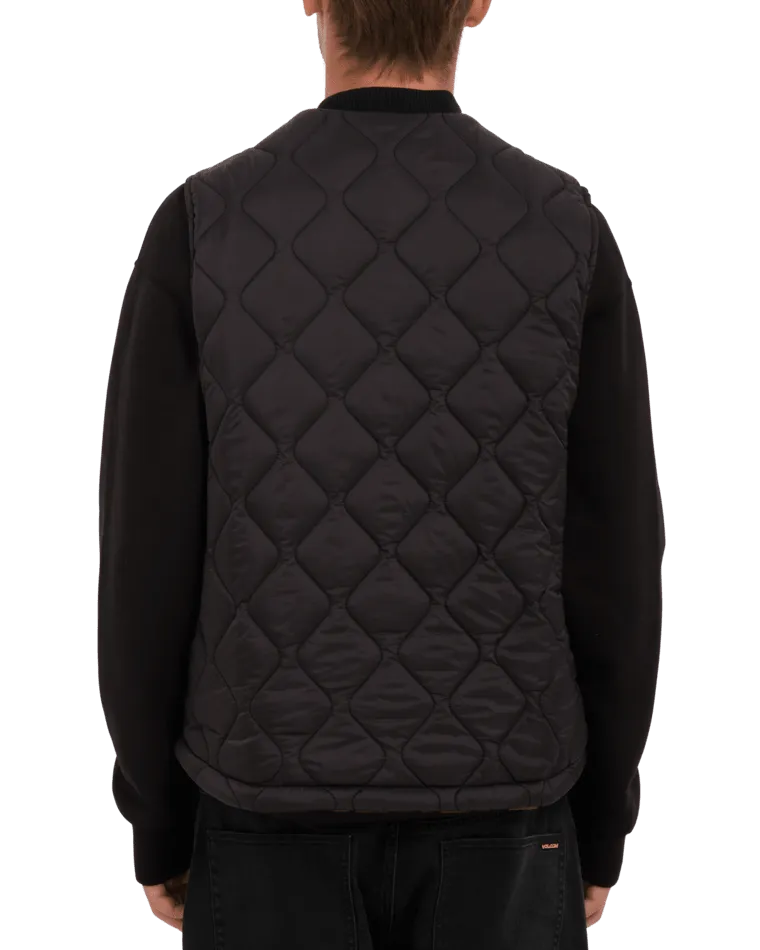 Bowered Gilet in Bitter Chocolate