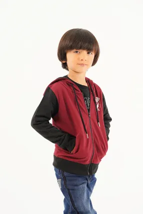 Boy's Front Zip Hoodie