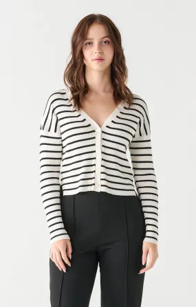 BT2327252 Ribbed Stripe Cardigan