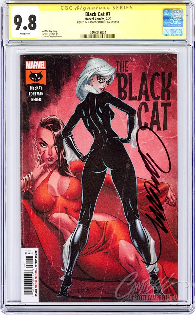 CGC 9.8 SS Black Cat #7 'retail' JSC
