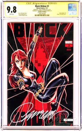 CGC 9.8 SS Black Widow #3 AP (1 to 300) 'glow' JSC EXCLUSIVE