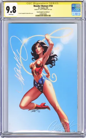 CGC 9.8 SS Wonder Woman #750 cover E JSC