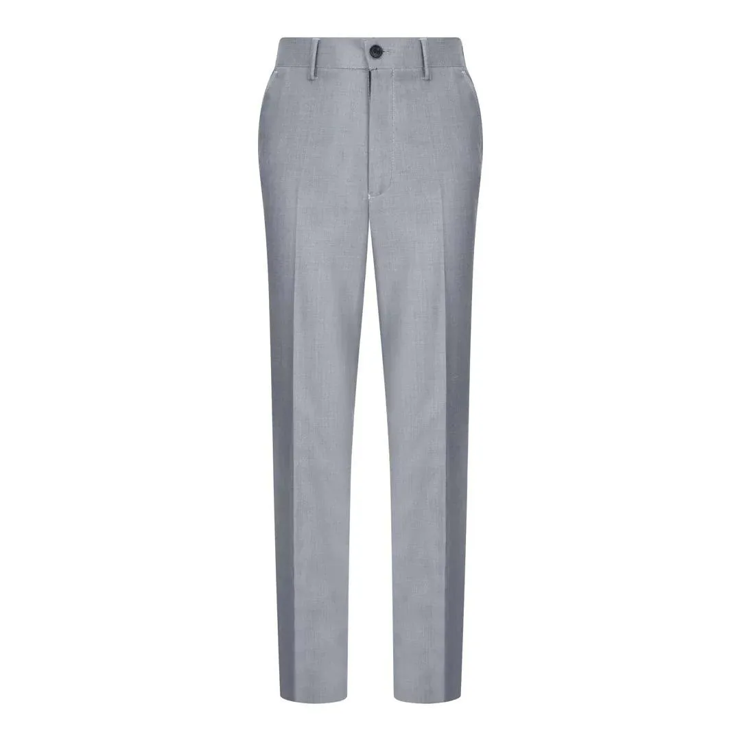 charles - Men's Boys Light Grey 3 Piece Suit Wedding Summer Prom Grooms
