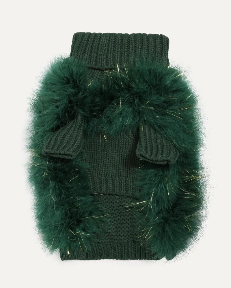 Christian Cowan Holiday Glitz Jumper Dog Sweater