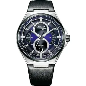 CITIZEN ATTESA ECO DRIVE TRIPLE CALENDAR PURPLE BUSINESS MEN WATCH (1300 LIMITED) BU0066-11W