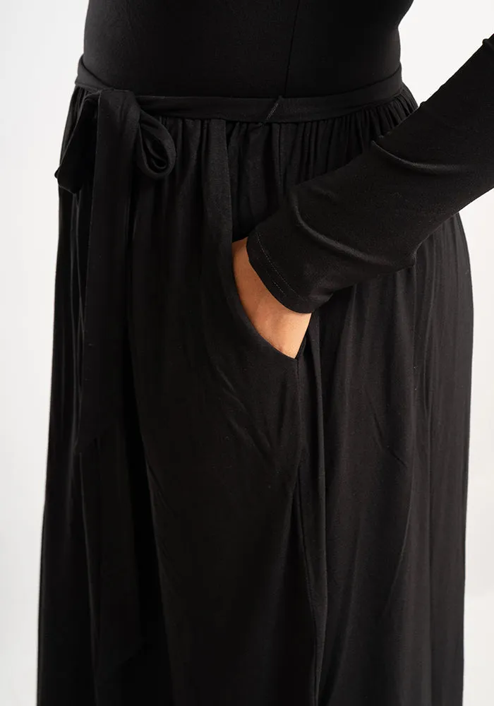 Coleen Black Viscose Dress