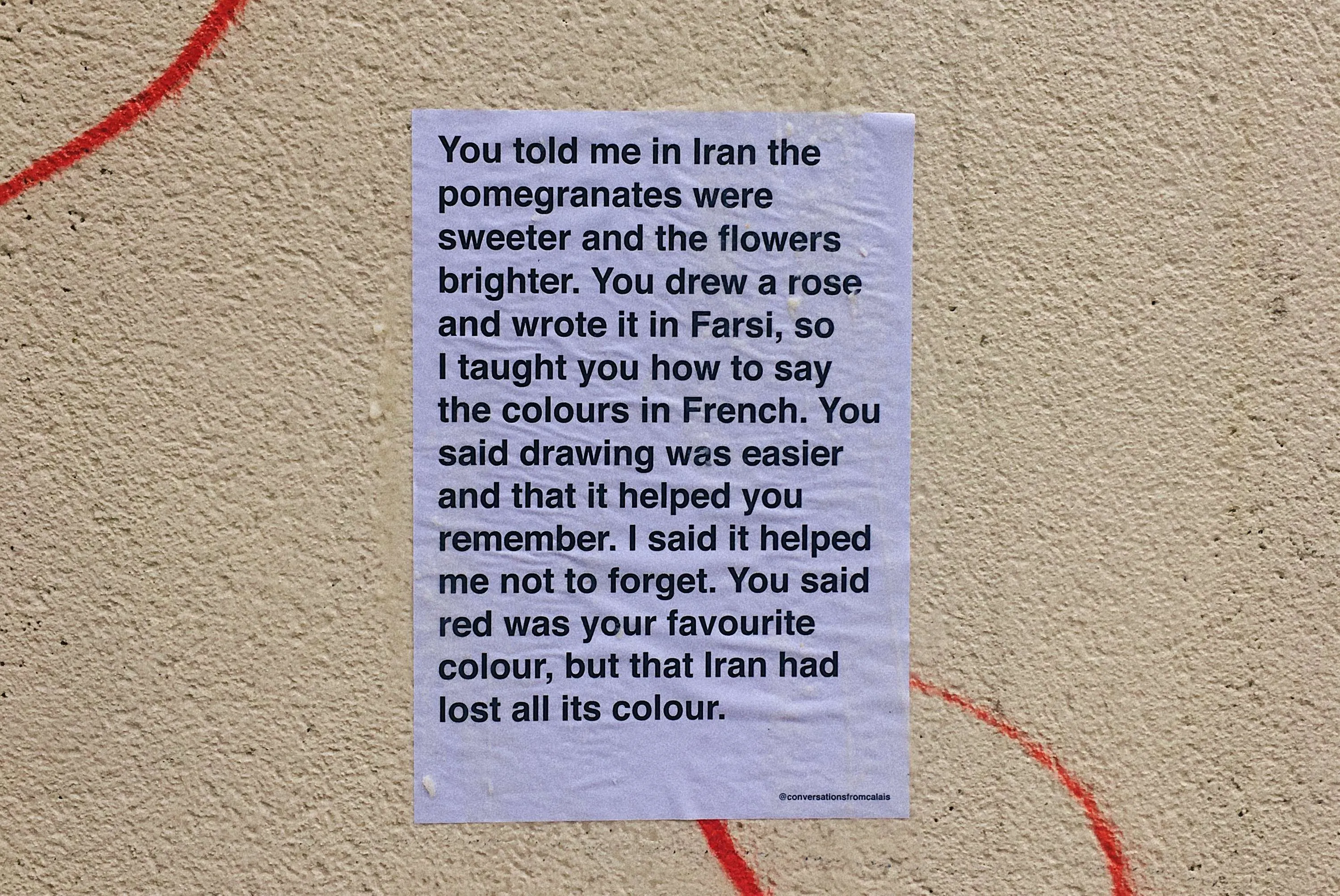Conversations From Calais: Sharing Refugee Stories