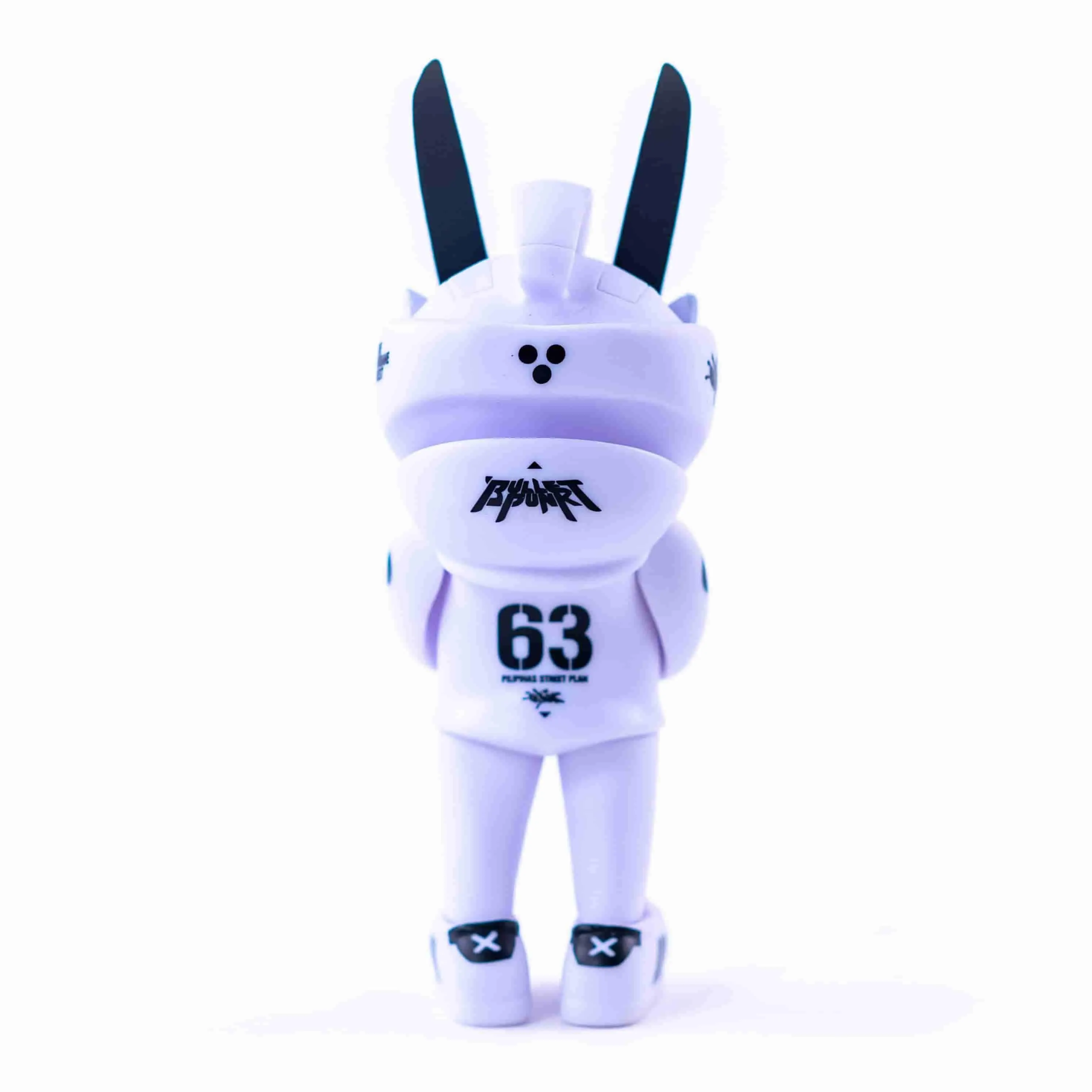 CORE EDITION TEQ 63 Ghost Mode White - 6 Inch Medium Figure by Martian Toys x Quiccs