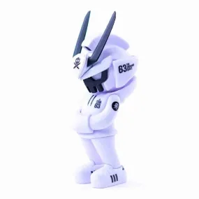 CORE EDITION TEQ 63 Ghost Mode White - 6 Inch Medium Figure by Martian Toys x Quiccs