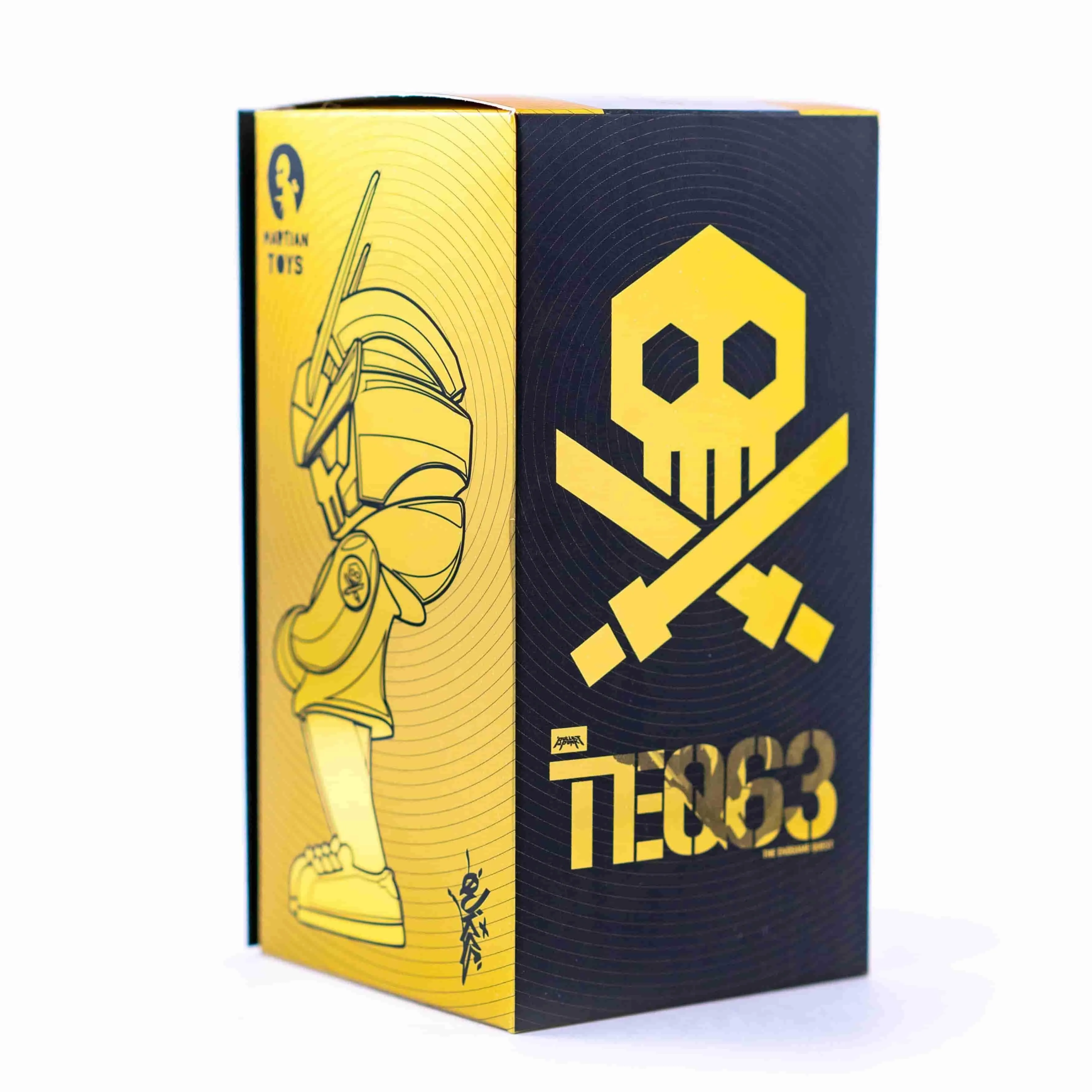 CORE EDITION TEQ 63 Ghost Mode White - 6 Inch Medium Figure by Martian Toys x Quiccs