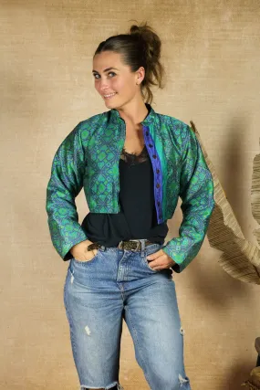 Cropped Jacket 'Yugen' Padded | XXS-M - With imperfection