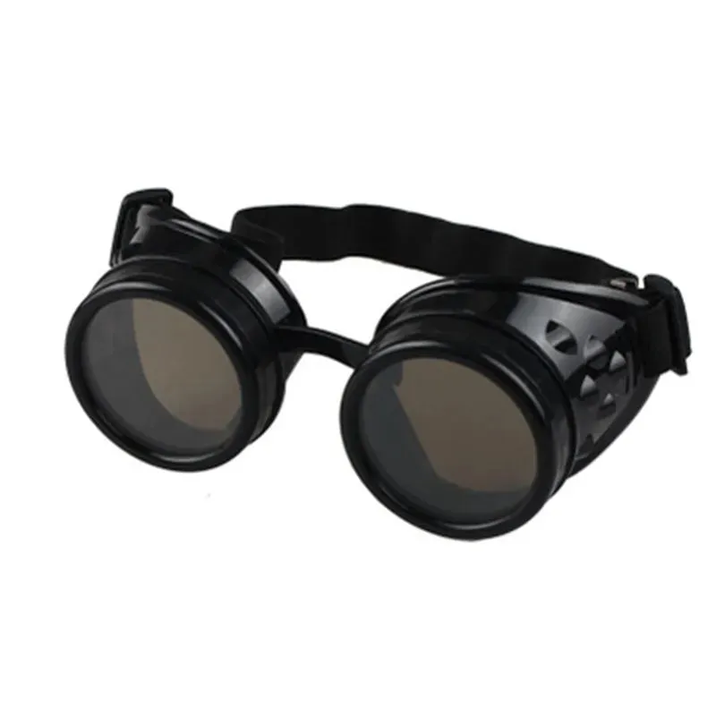 CRSD 2022  Punk Glasses Steampunk Goggles Vintage Style Personality Sunglasses Welding Cosplay Brand Designer Glasses