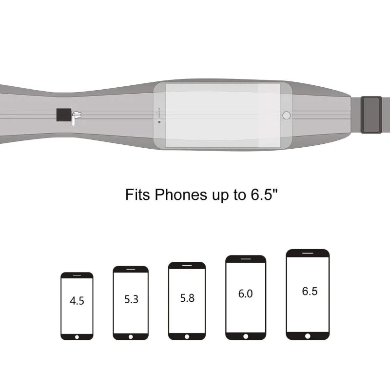 Dual Pocket Running Belt - Buy 1 Get 1 Free