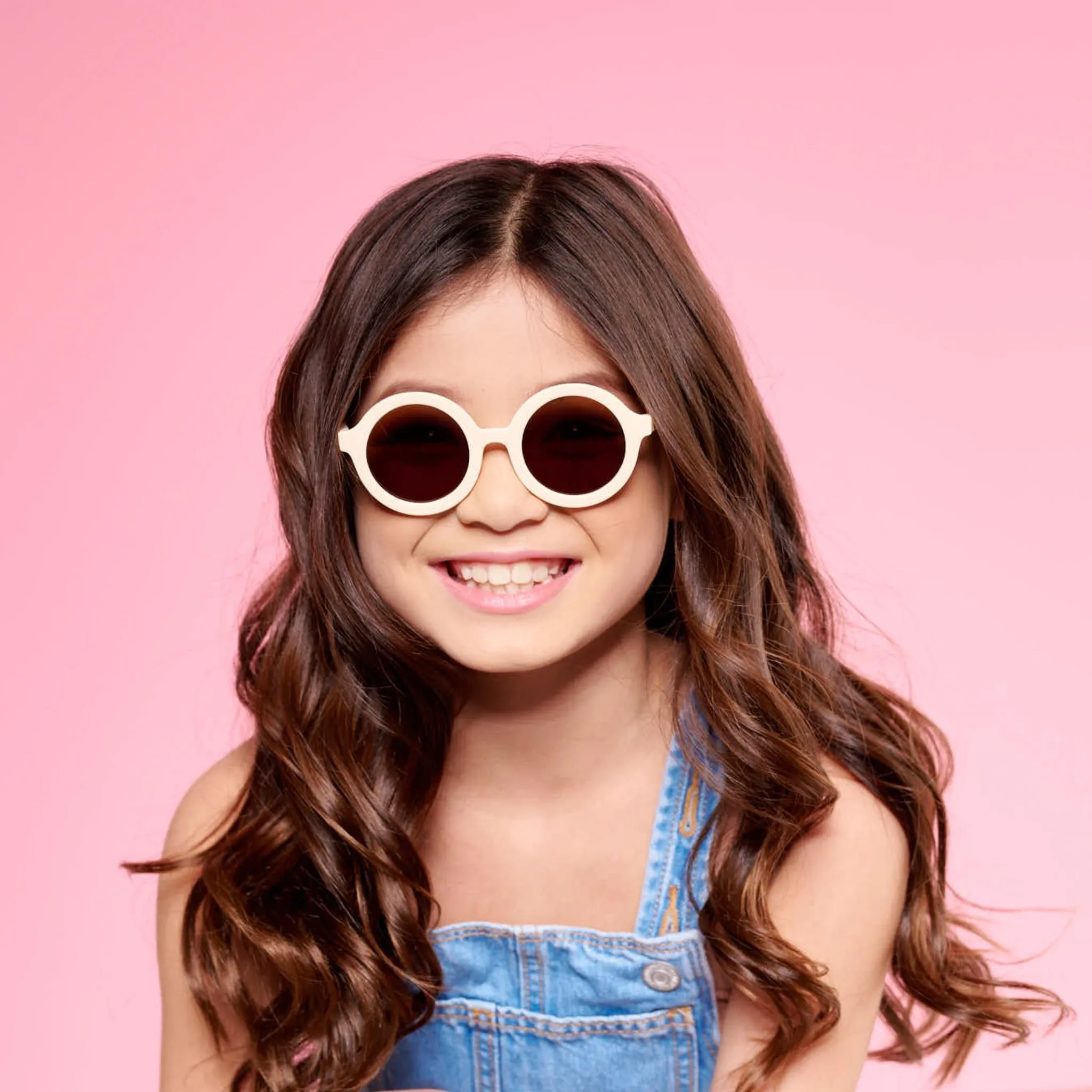 Euro Round Sunglasses | "Sweet Cream"