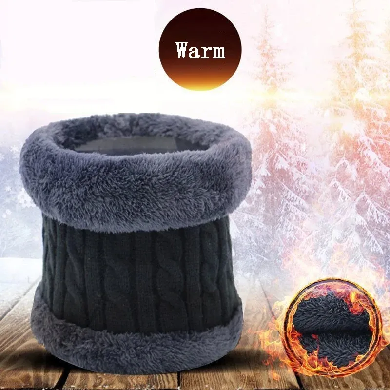 Fleece Elastic Neck Warmer Scarf Mask - SF2015
