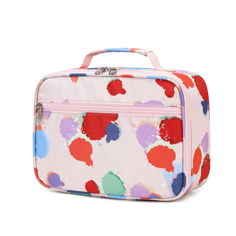 Girls' 3 Pieces Laptop Bookbag Cute Pringting Waterproof Backpack for School