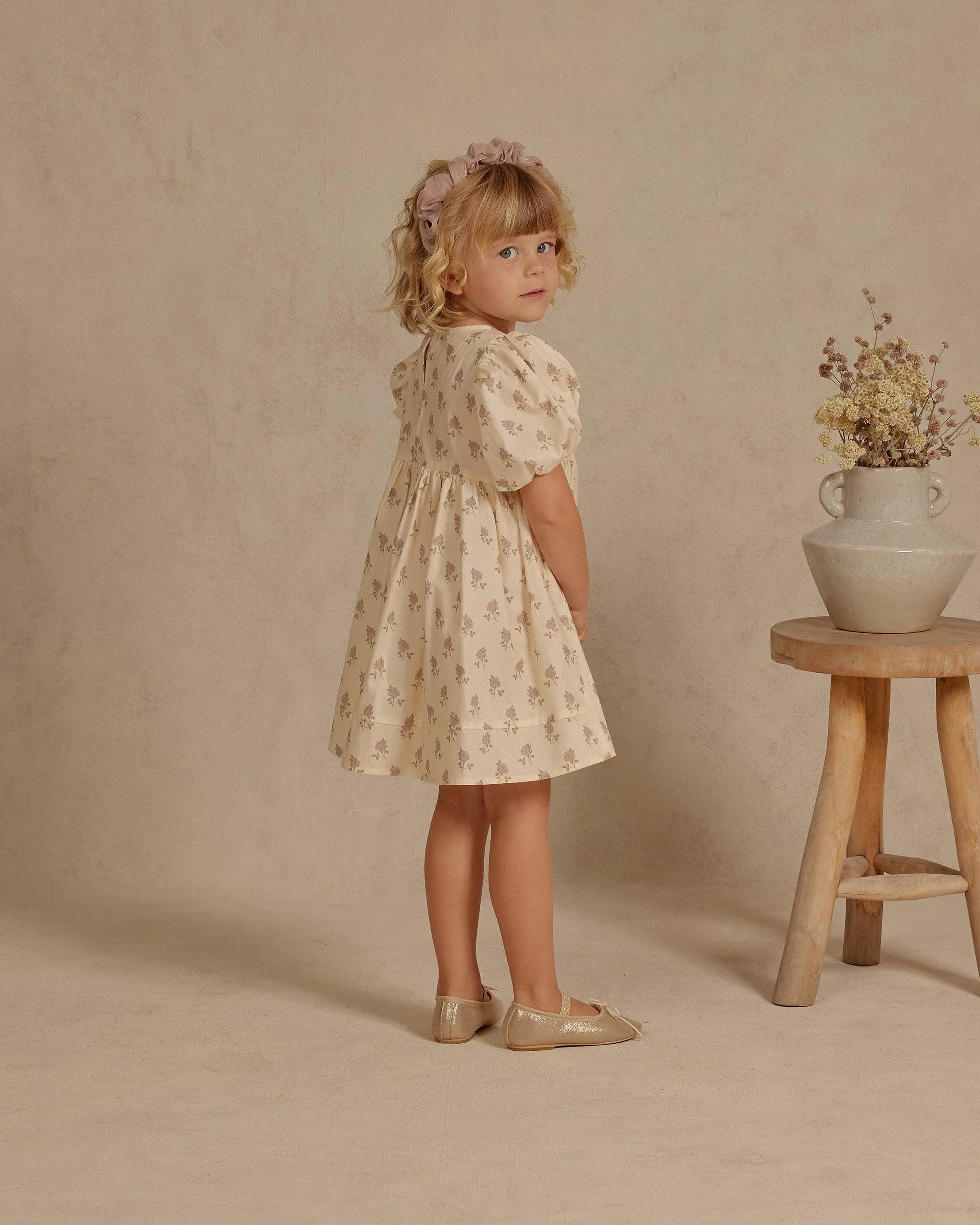 Girls Luna Dress | Vintage Rose | Noralee