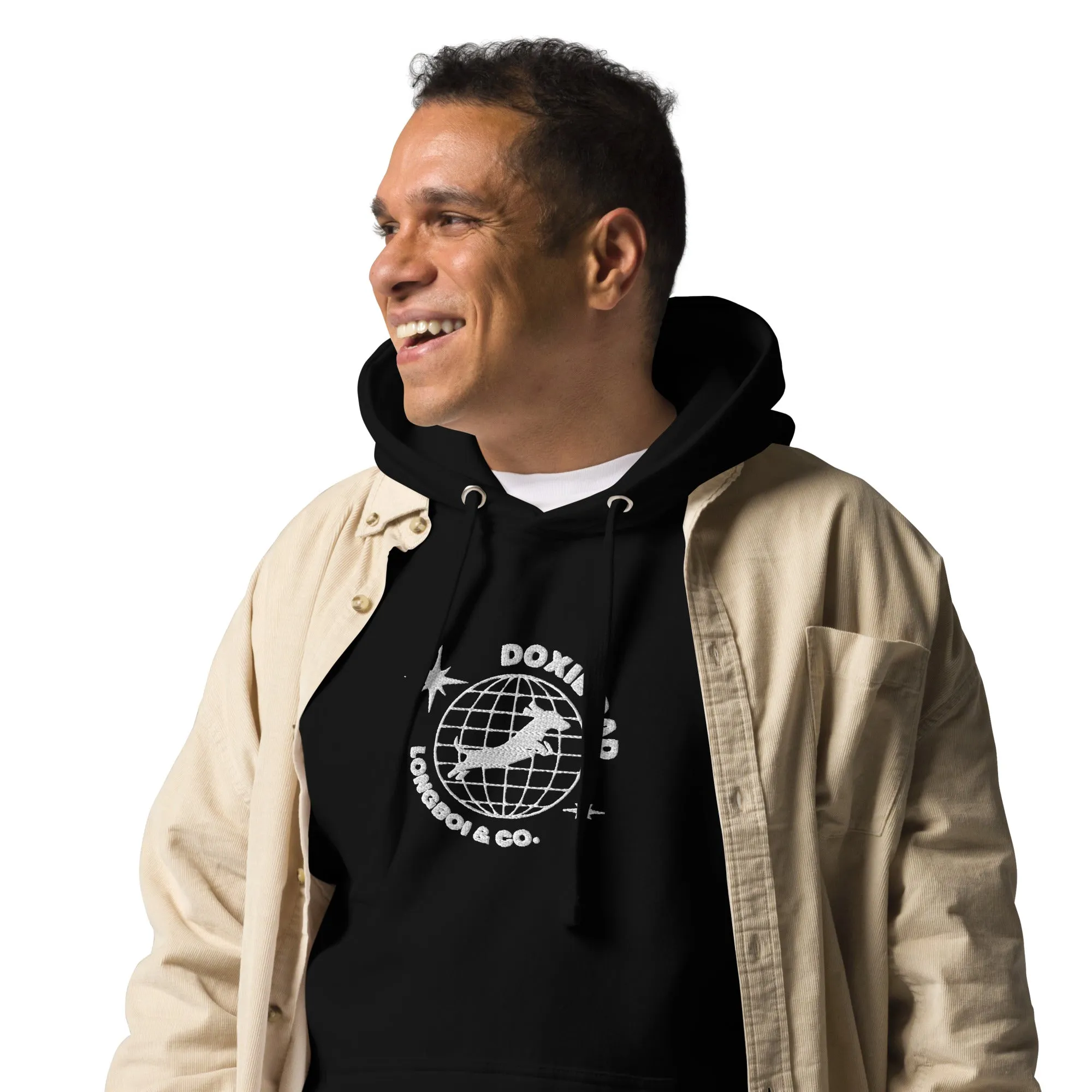 Global Doxie Dad Embroidered Hoodie