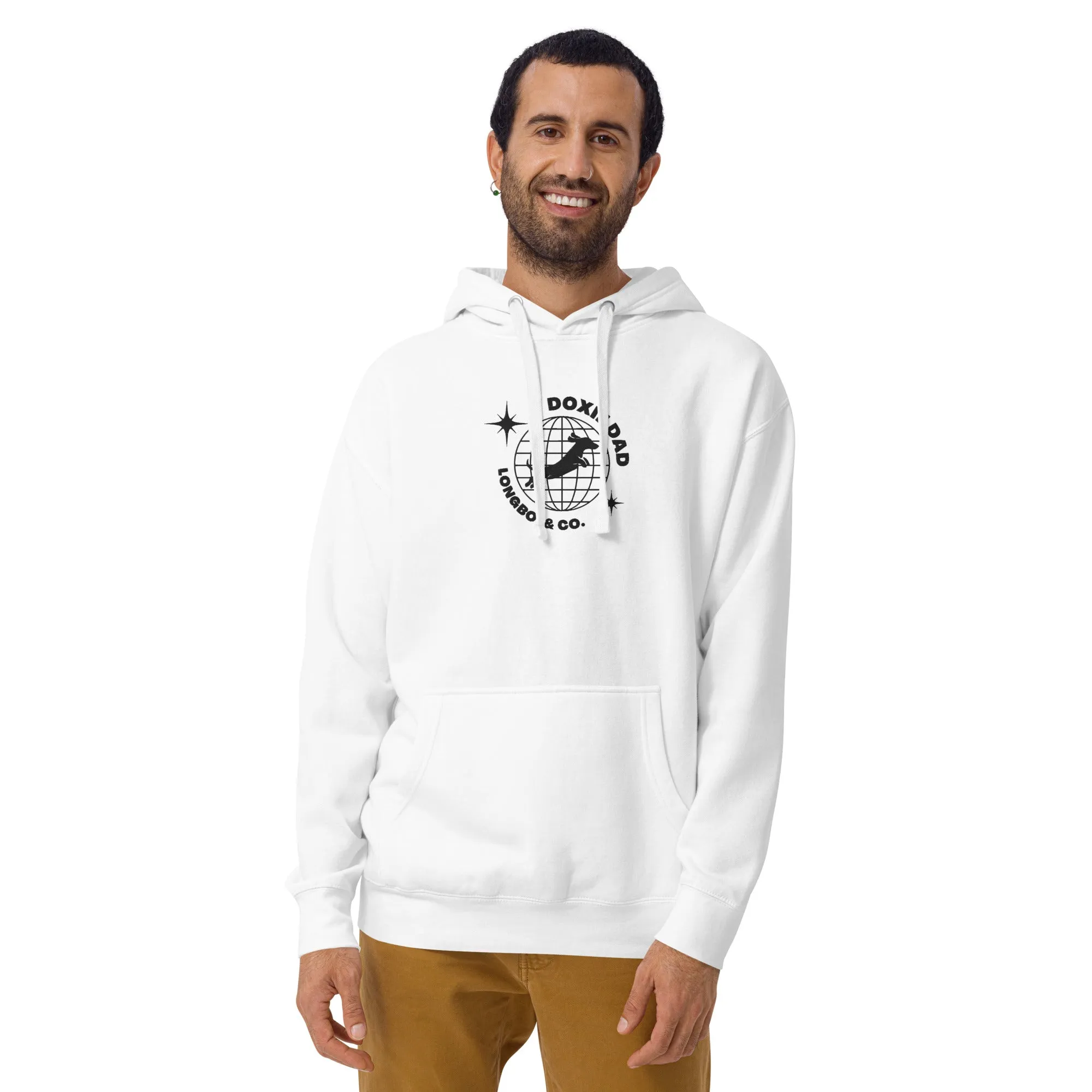 Global Doxie Dad Embroidered Hoodie