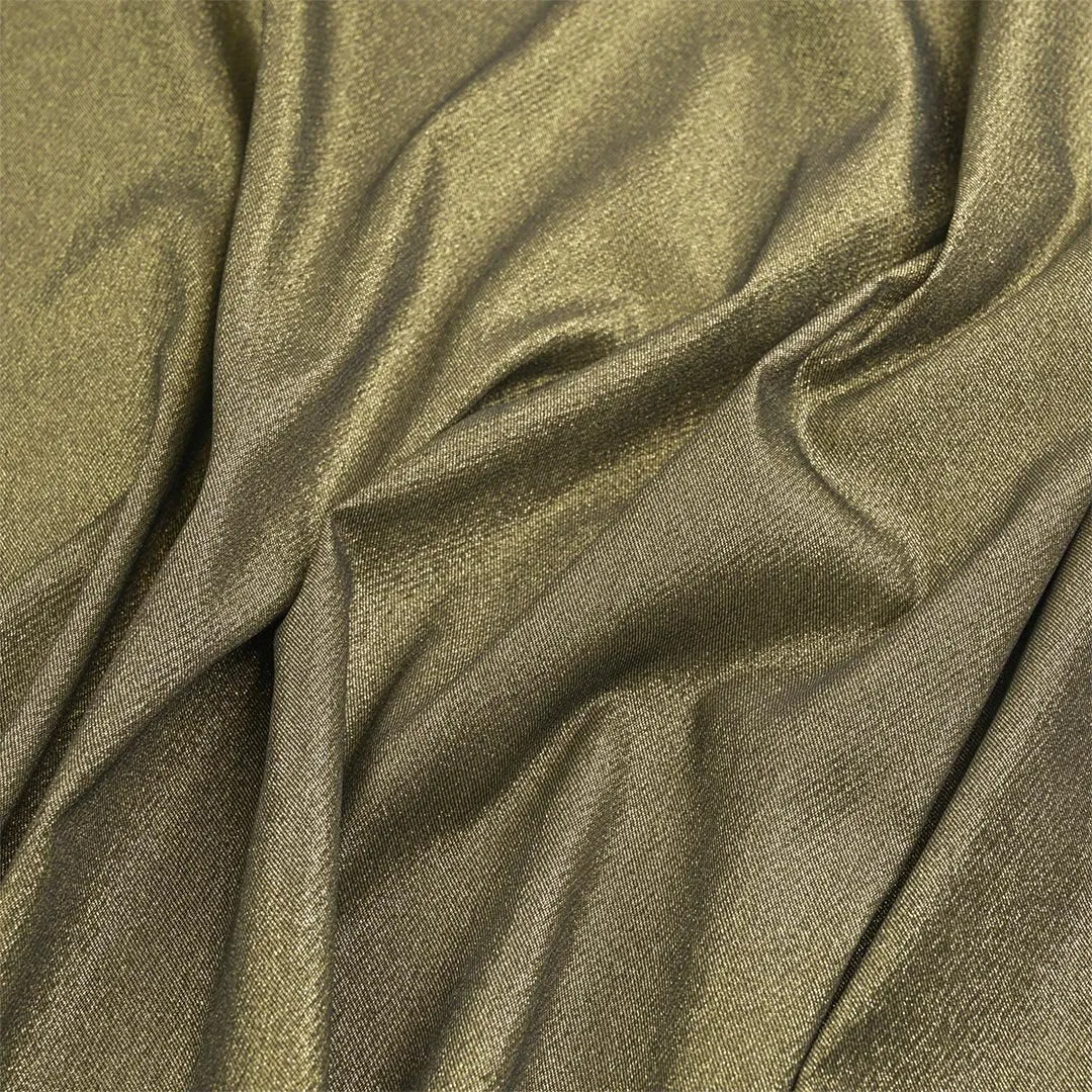 Gold Shiny Fancy Fabric 5093