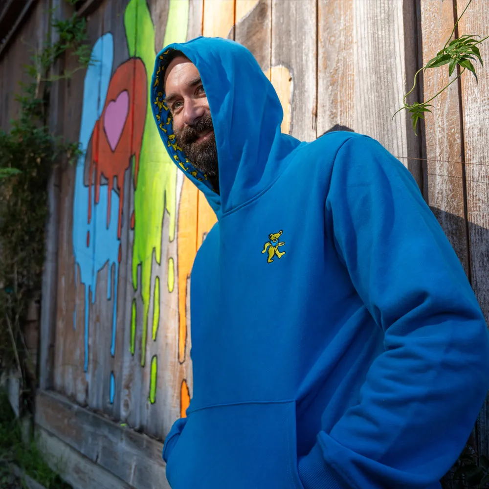 Grateful Dead | Super Heavyweight Hoodie | Dancing Bear in Aqua