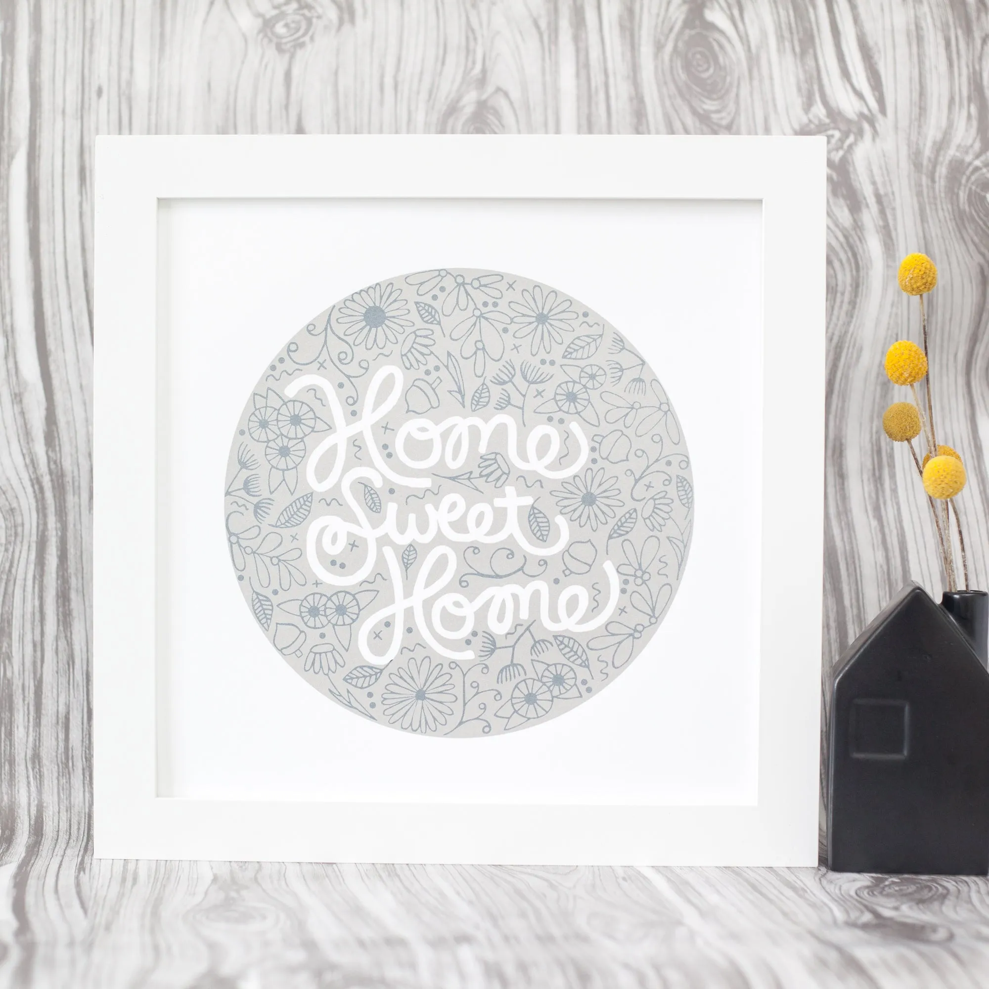 home sweet home print, gallery wall art print, art print for new home