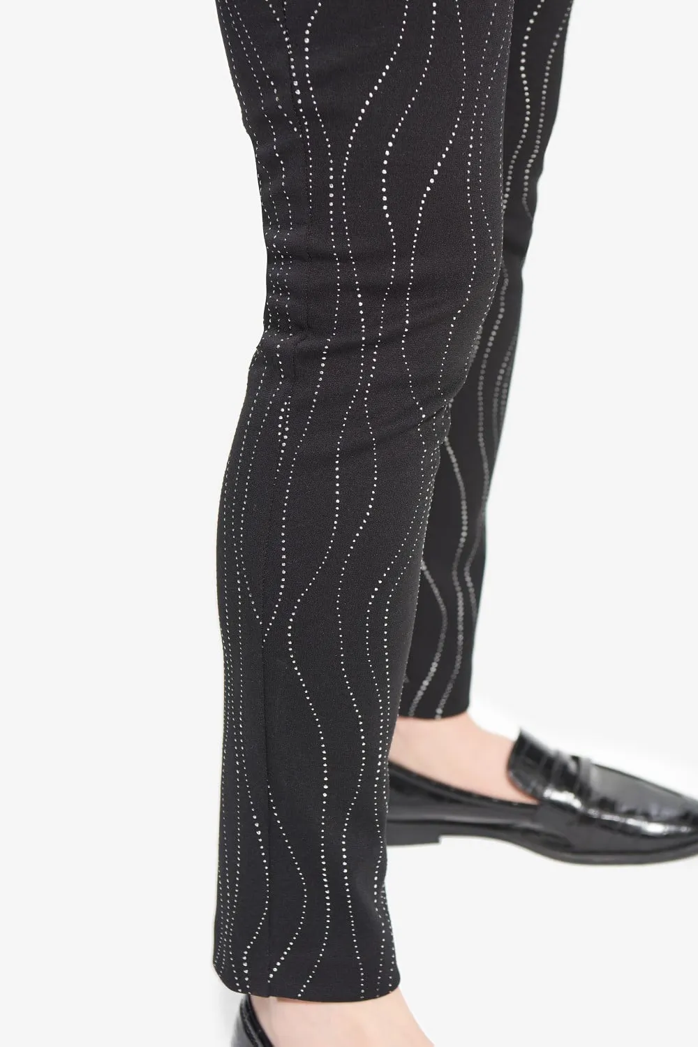 Joseph Ribkoff Pant 214297 Black/Multi
