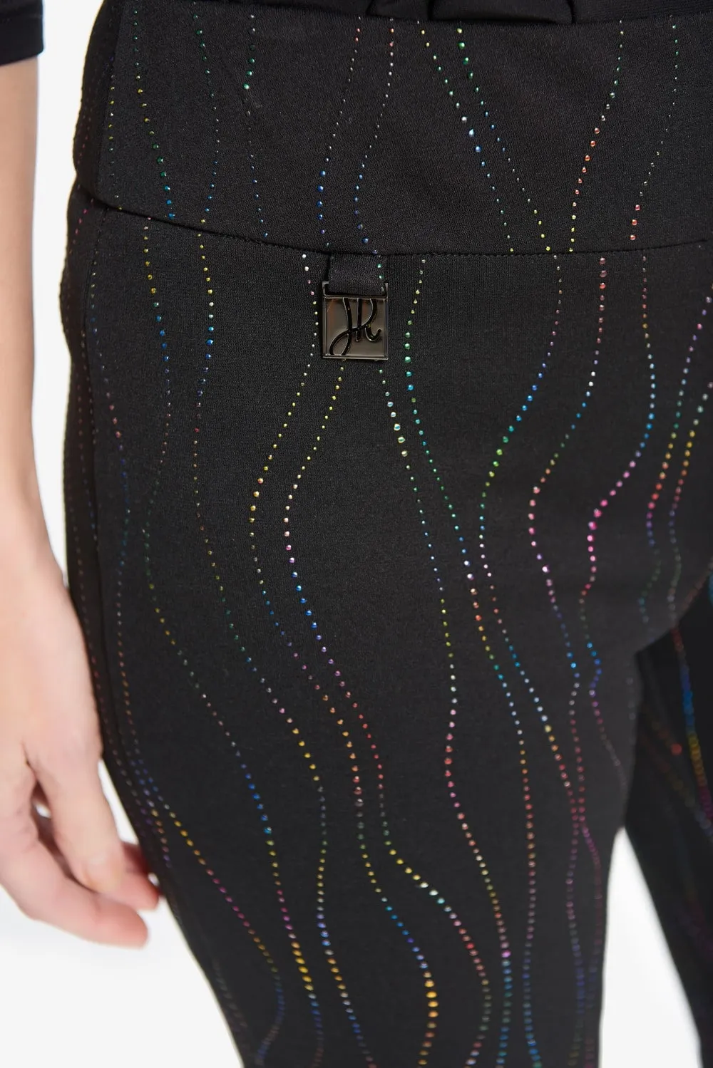 Joseph Ribkoff Pant 214297 Black/Multi