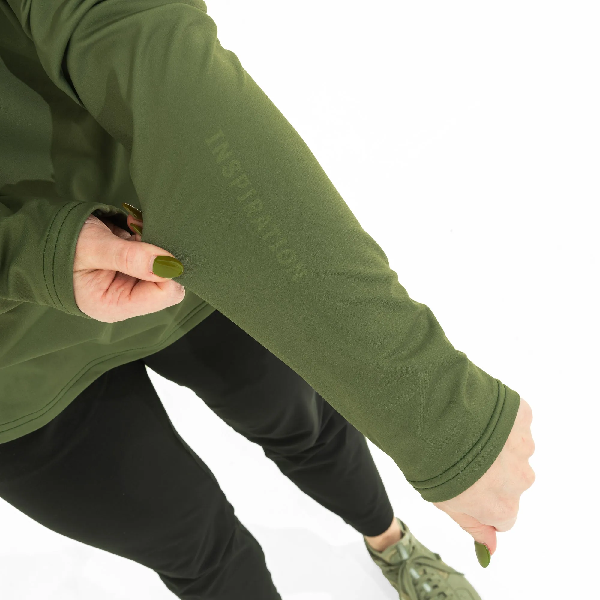 JUNK Tactical Green Performance Hoodie