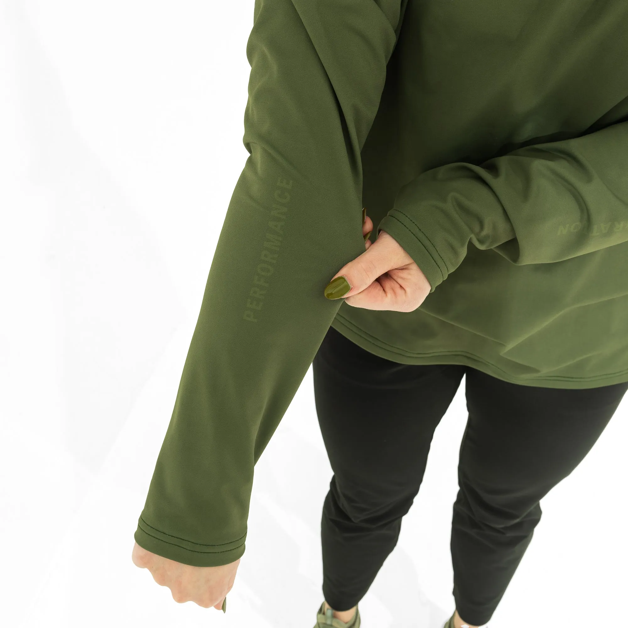 JUNK Tactical Green Performance Hoodie
