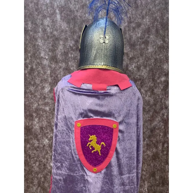 Kalid Medieval Kamelot Cape Violet-Pink