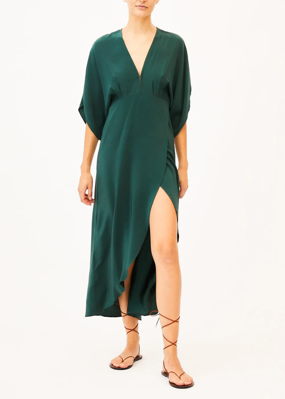 Katherine Green Silk Dress