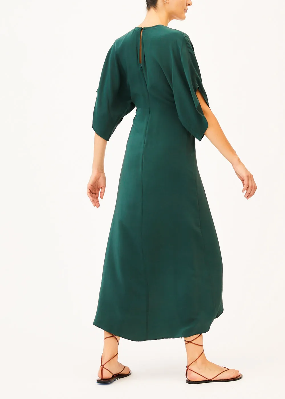Katherine Green Silk Dress