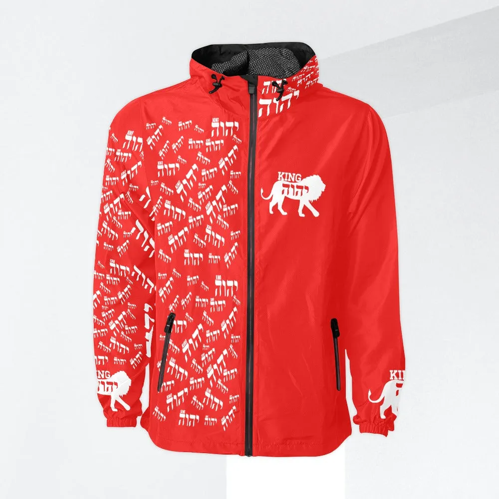KING YAHWEH Unisex LUX II Hooded Windbreaker